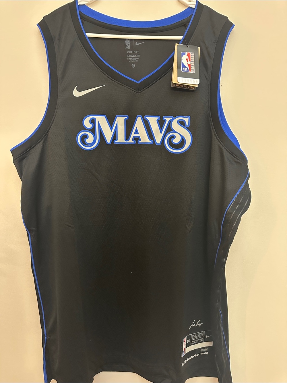 Nike Black NBA Mavericks Basketball Jersey XXL